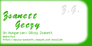 zsanett geczy business card